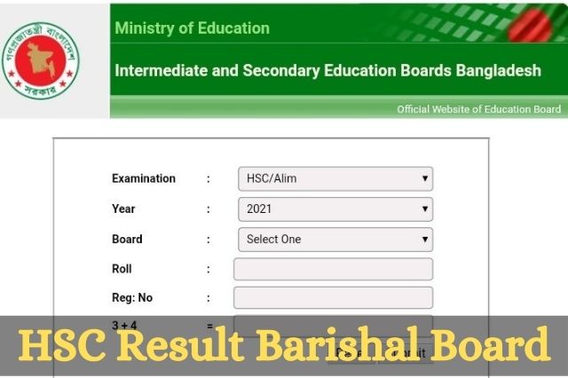 HSC Result Barishal Board