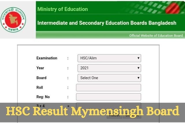 HSC Result Mymensingh Board with Marksheet